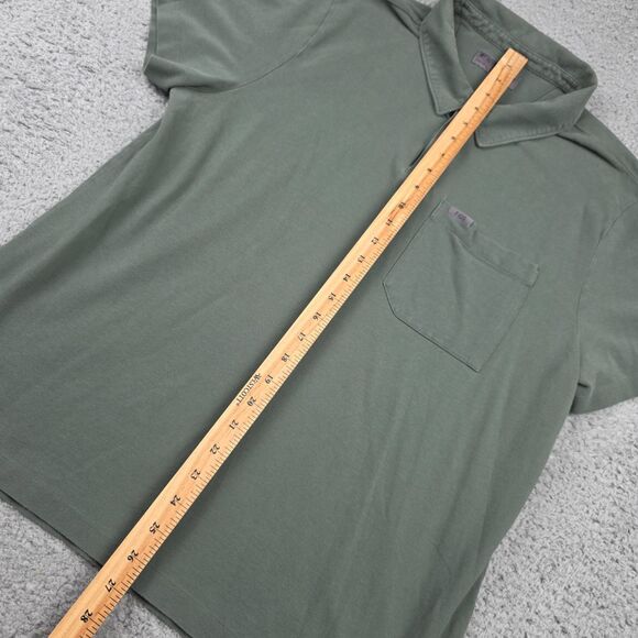 Figs Pro Polo Shirt Mens Size XL Muted Green Classic Chest Pocket Casual Sporty‎ - Picture 5 of 6